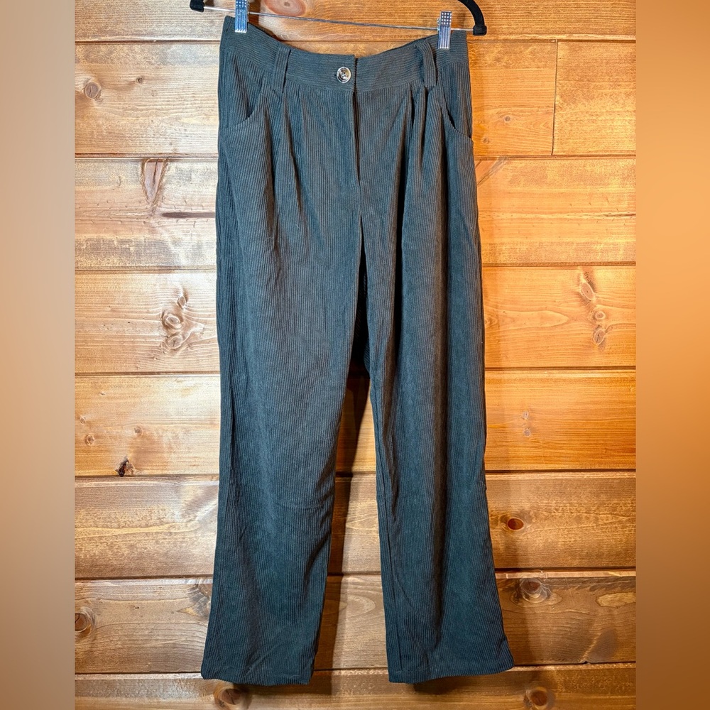 HALARA 30x27 Dark Brown Straight Leg Corduroy Pants